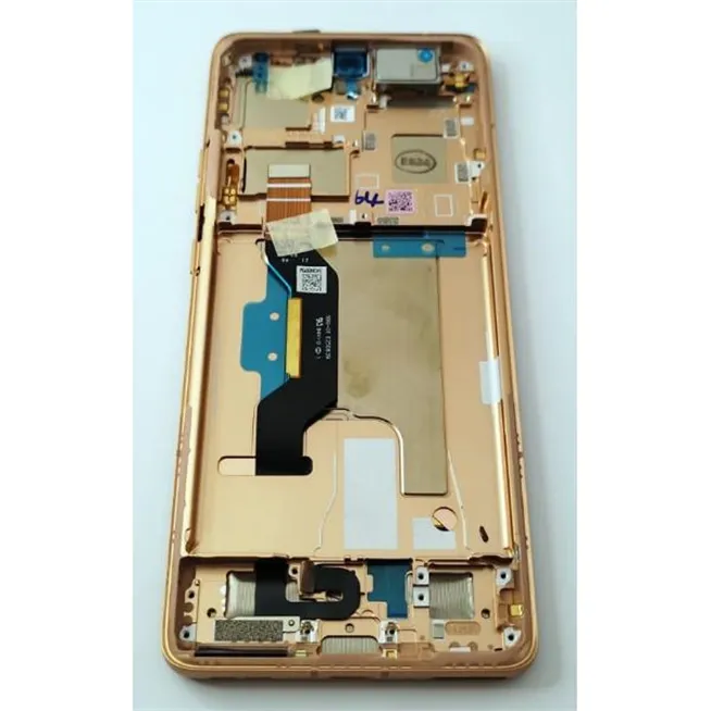 Pantalla lcd para Motorola Edge 50 Ultra mas tactil negro con marco dorado 5D68C24470 Service Pack
