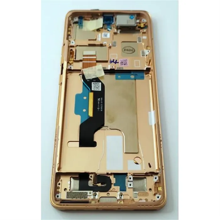 Pantalla lcd para Motorola Edge 50 Ultra mas tactil negro con marco dorado 5D68C24470 Service Pack
