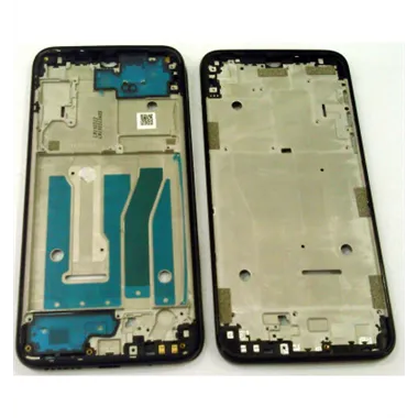 Carcasa o marco central negro para MOTO G8 Plus Calidad Premium