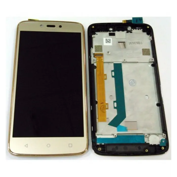 Motorola Moto C Plus xt1723 pantalla lcd + tactil dorado + marco premium
