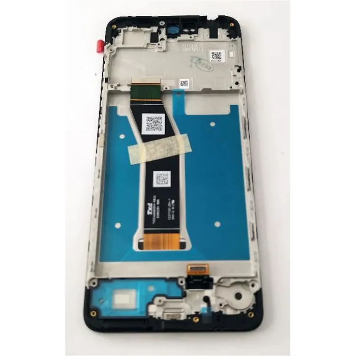 Pantalla lcd para Motorola E14 mas tactil negro con marco negro 5D68C24645 Service Pack