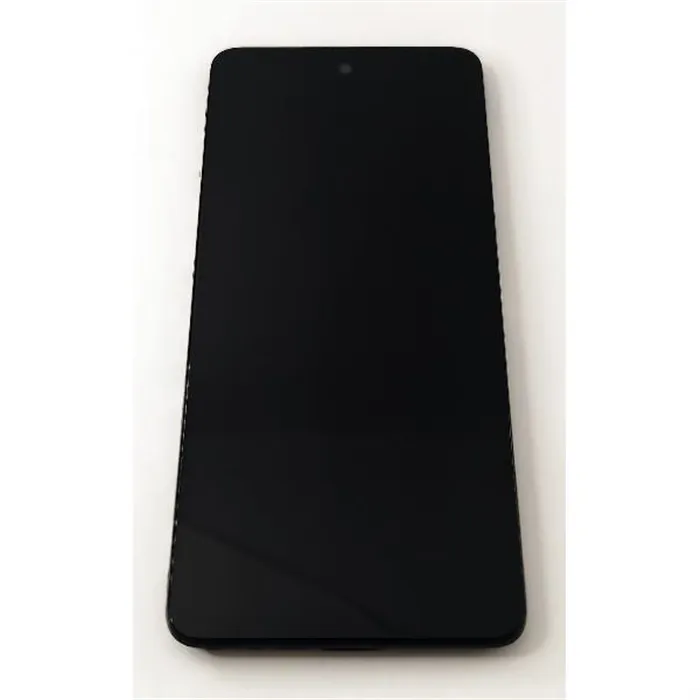Pantalla lcd para Motorola E14 mas tactil negro con marco negro 5D68C24645 Service Pack