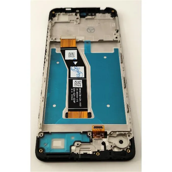 Pantalla lcd para Motorola Moto E14 mas tactil negro con marco negro calidad premium