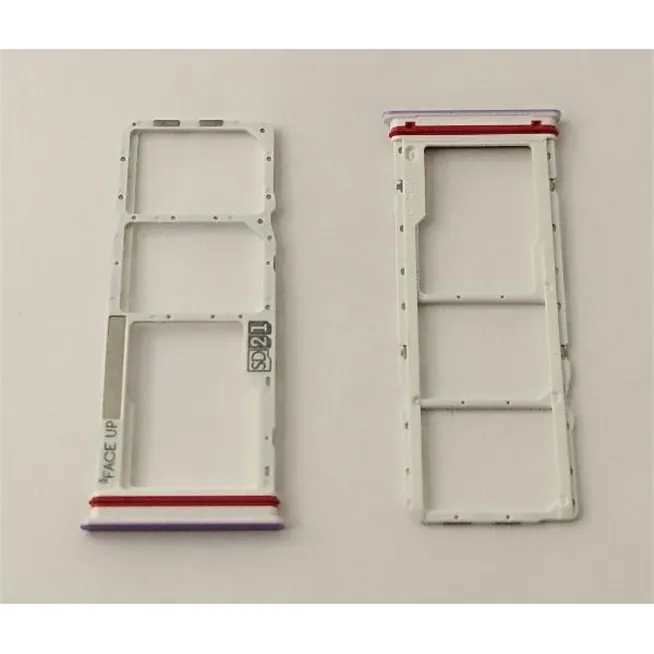 Soporte o bandeja sim morada Dual sim para Motorola Moto E14 calidad premium