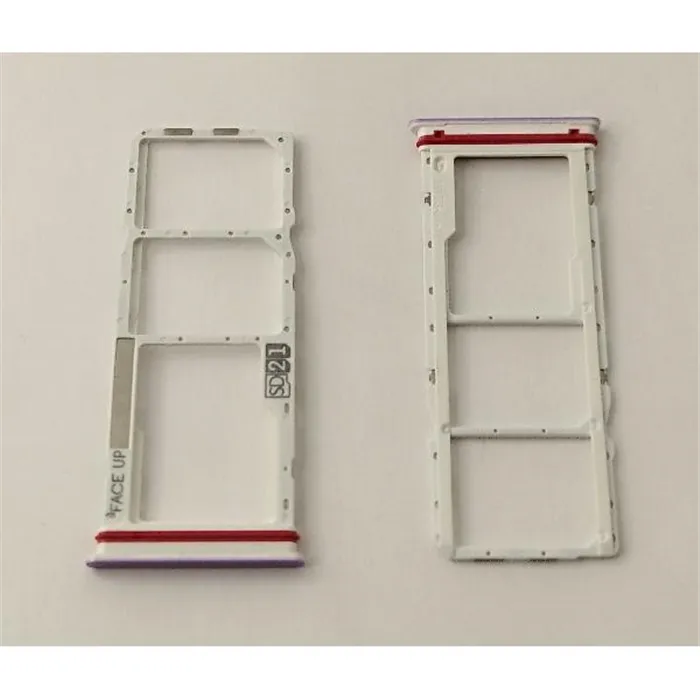 Soporte o bandeja sim morada Dual sim para Motorola Moto E14 calidad premium