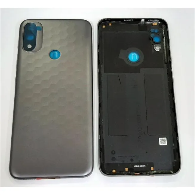 Tapa trasera o tapa bateria gris para Motorola Moto E20