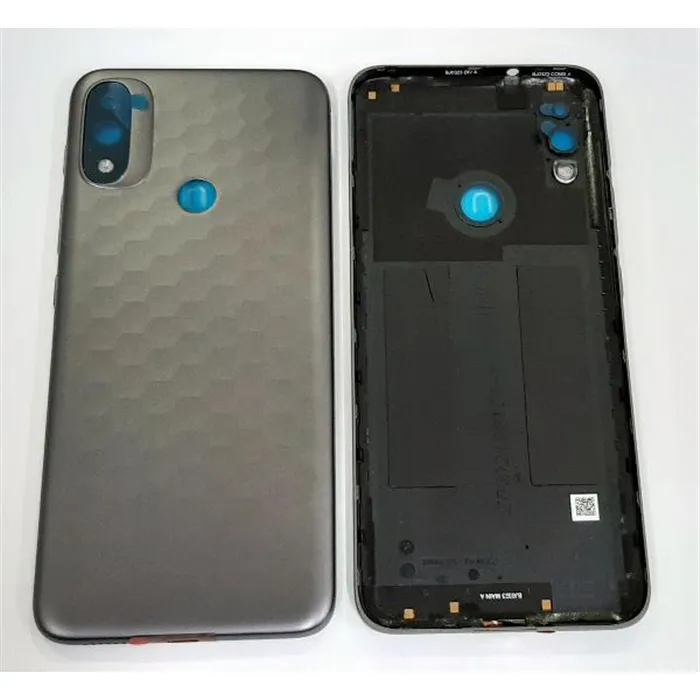 Tapa trasera o tapa bateria gris para Motorola Moto E20
