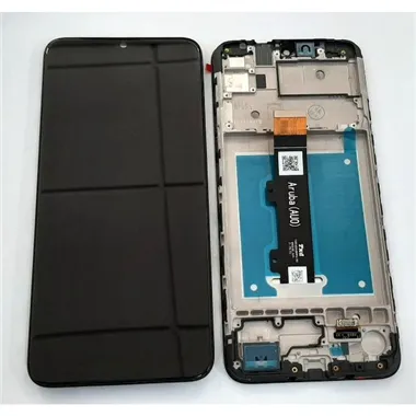 Pantalla lcd para Motorola Moto E20 mas tactil negro mas marco negro calidad premium