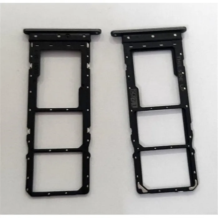 Soporte o bandeja dual sim negra para Motorola Moto E20 calidad premium
