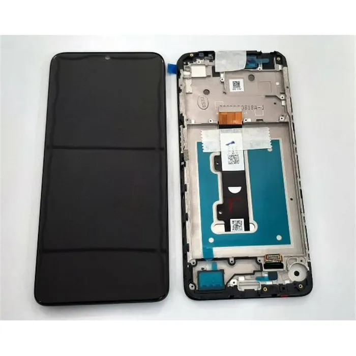 Pantalla lcd para Motorola Moto E22 5D68C21594 mas tactil negro mas marco negro Service Pack