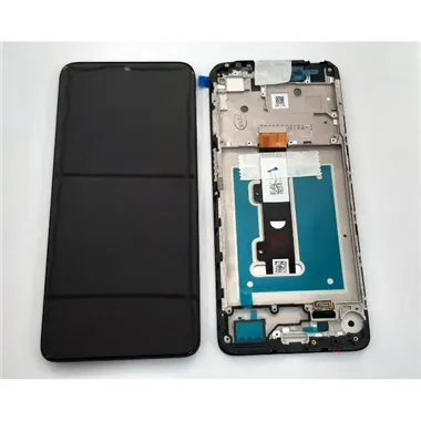 Pantalla lcd para Motorola Moto E22 5D68C21594 mas tactil negro mas marco negro Service Pack
