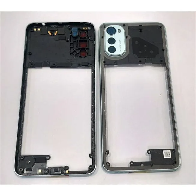 Carcasa trasera o marco azul para Motorola Moto E22 XT2239 calidad premium