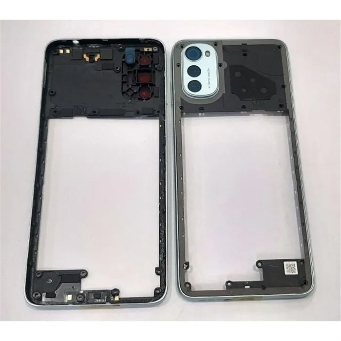 Carcasa trasera o marco azul para Motorola Moto E22 XT2239 calidad premium