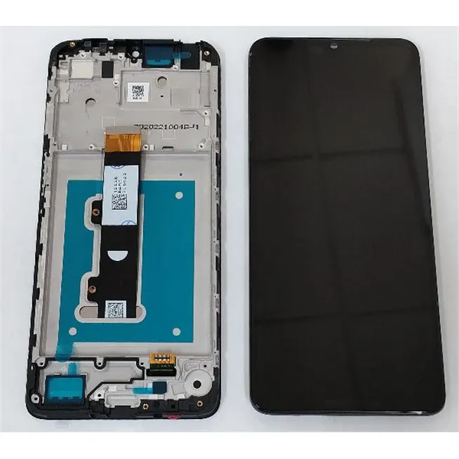 Pantalla lcd para Motorola Moto E22 XT2239 mas tactil negro mas marco negro calidad premium