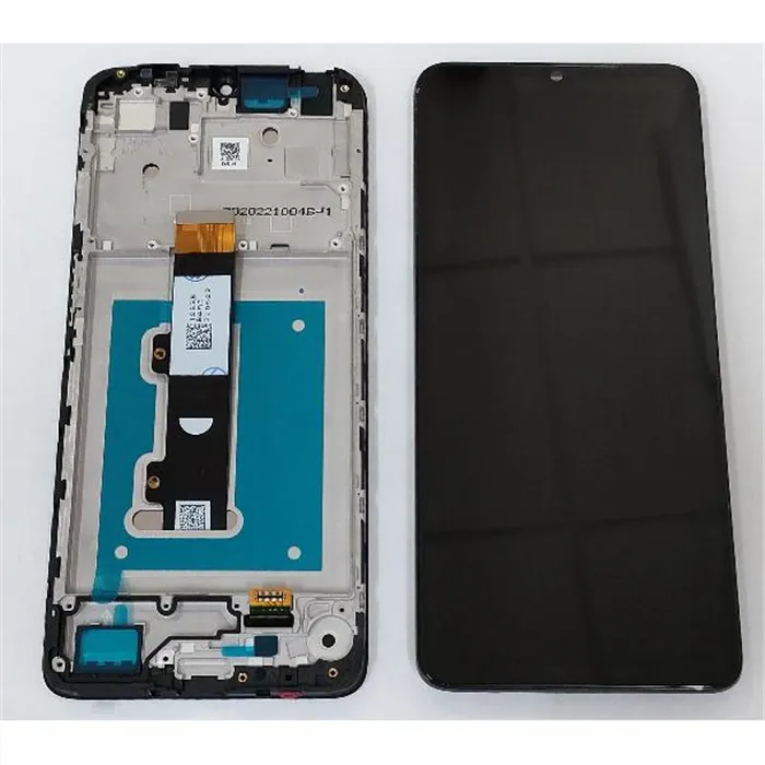 Pantalla lcd para Motorola Moto E22 XT2239 mas tactil negro mas marco negro calidad premium