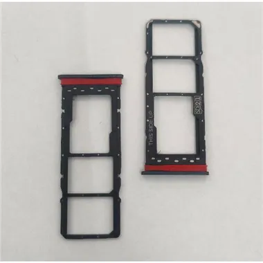 Soporte o bandeja SIM negro para Motorola MOTO E22 calidad premium