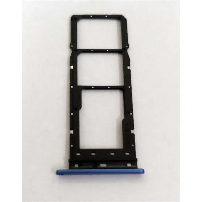 Soporte o bandeja dual sim azul para Motorola Moto E30 XT2158 calidad premium