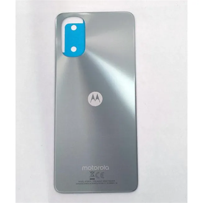 Tapa trasera o tapa bateria plata para Motorola Moto E32 XT2227 5S58C20667 Service Pack