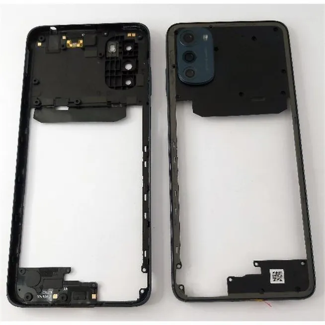 Carcasa o marco central gris para Motorola Moto e32s