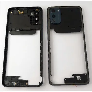 Carcasa o marco central gris para Motorola Moto e32s