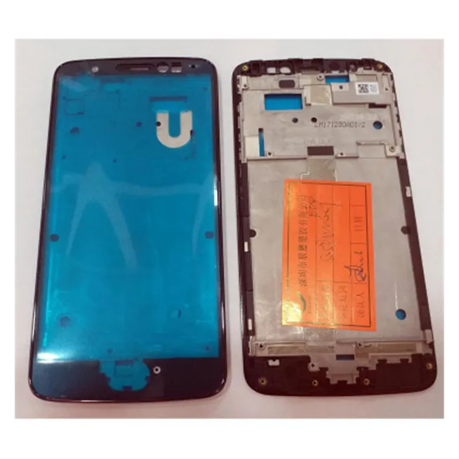 Carcasa central o marco negro para Motorola Moto E4 XT1762