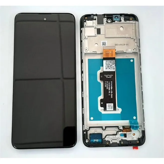 Pantalla lcd para Motorola Moto E40 mas tactil negro mas marco negro calidad premium