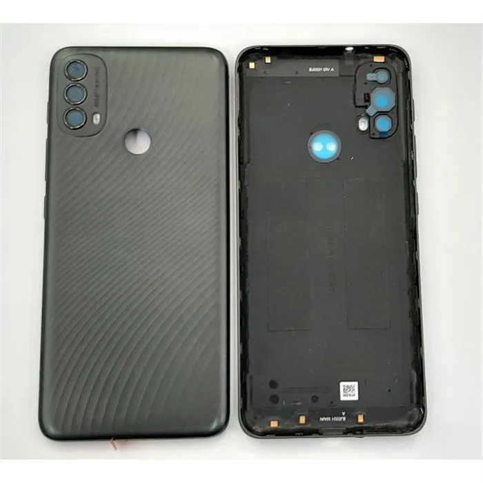 Tapa trasera o tapa bateria negra para Motorola Moto E40 mas cubierta camara