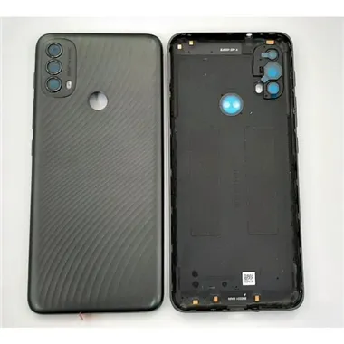 Tapa trasera o tapa bateria negra para Motorola Moto E40 mas cubierta camara