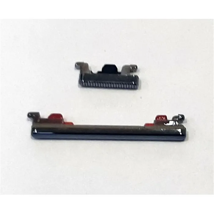 Set 2 botones grises para Motorola Moto E5 Plus XT1924 Plus E5+ E Plus 5th gen calidad premium 