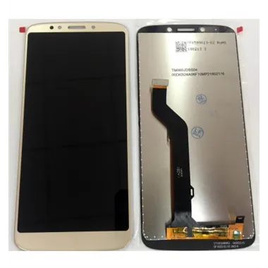 Motorola Moto E5 Plus pantalla lcd + tactil dorado premium