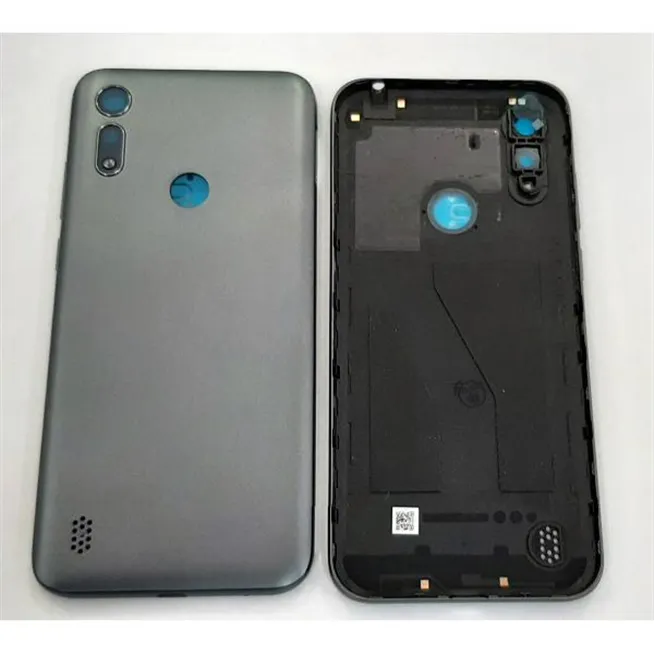 Tapa trasera o tapa bateria gris para Motorola Moto E6S