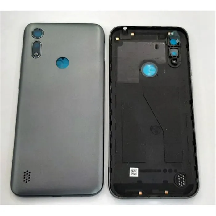 Tapa trasera o tapa bateria gris para Motorola Moto E6S