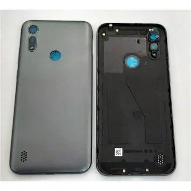 Tapa trasera o tapa bateria gris para Motorola Moto E6S