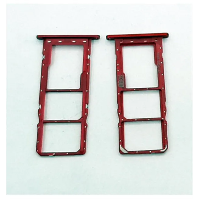 Soporte o bandeja dual sim roja para Motorola Moto E6S calidad premium