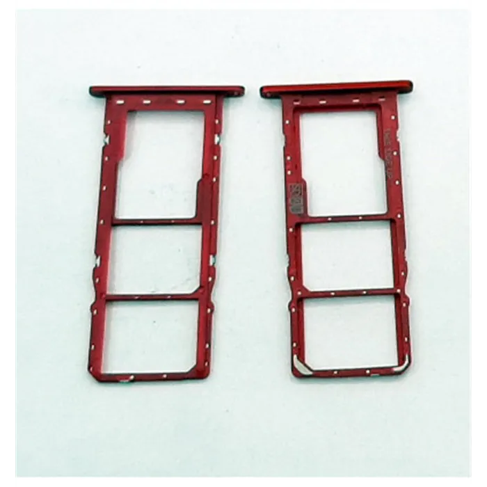 Soporte o bandeja dual sim roja para Motorola Moto E6S calidad premium