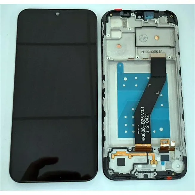 Pantalla lcd para Motorola Moto E6S mas tactil negro mas marco negro calidad premium