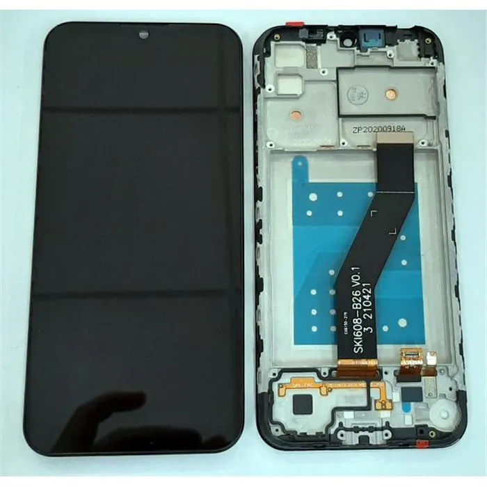 Pantalla lcd para Motorola Moto E6S mas tactil negro mas marco negro calidad premium