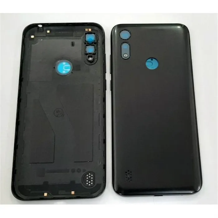 Tapa trasera o tapa bateria negra para Motorola Moto E6S