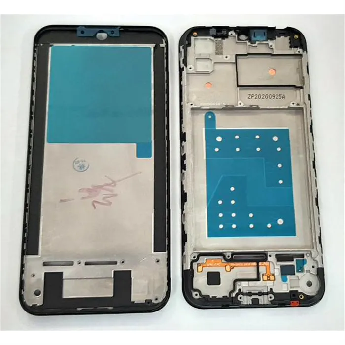Carcasa central o marco negro para Motorola Moto E6S calidad premium