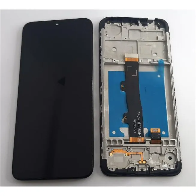 Pantalla lcd para Motorola Moto E7 mas tactil negro mas marco negro calidad premium