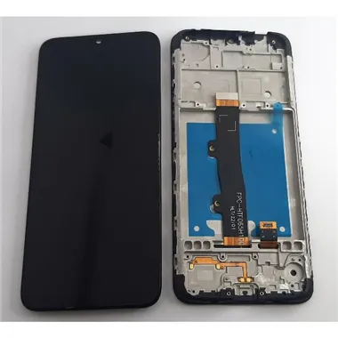 Pantalla lcd para Motorola Moto E7 mas tactil negro mas marco negro calidad premium