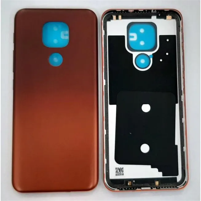 Tapa trasera o tapa bateria naranja para Motorola Moto E7 Plus