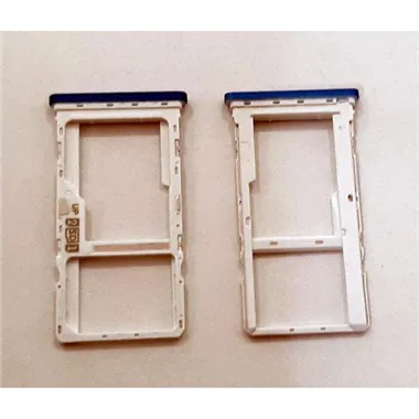 Soporte o bandeja sim azul para Motorola Moto E7 Plus calidad premium