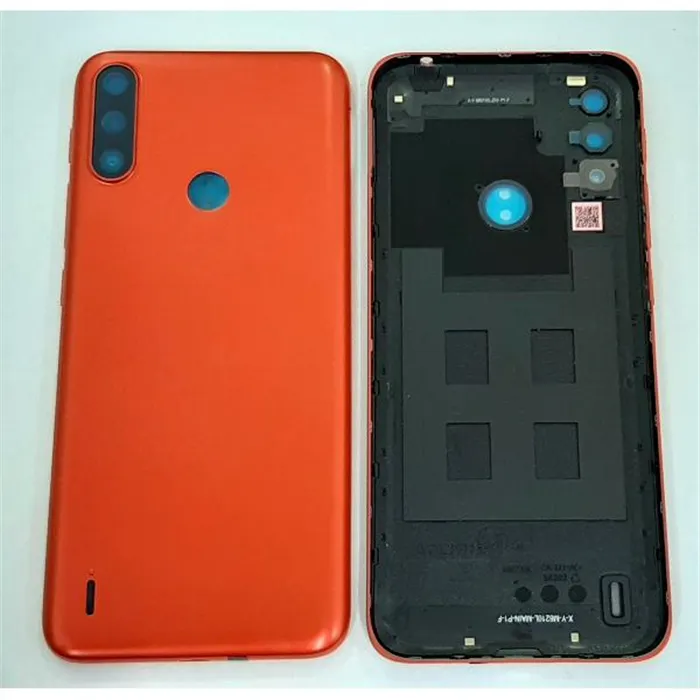 Tapa trasera o tapa bateria roja para Motorola Moto E7 Power Moto E7I