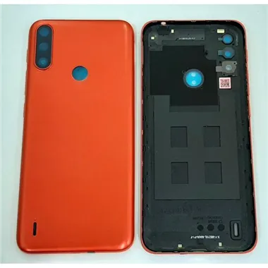 Tapa trasera o tapa bateria roja para Motorola Moto E7 Power Moto E7I