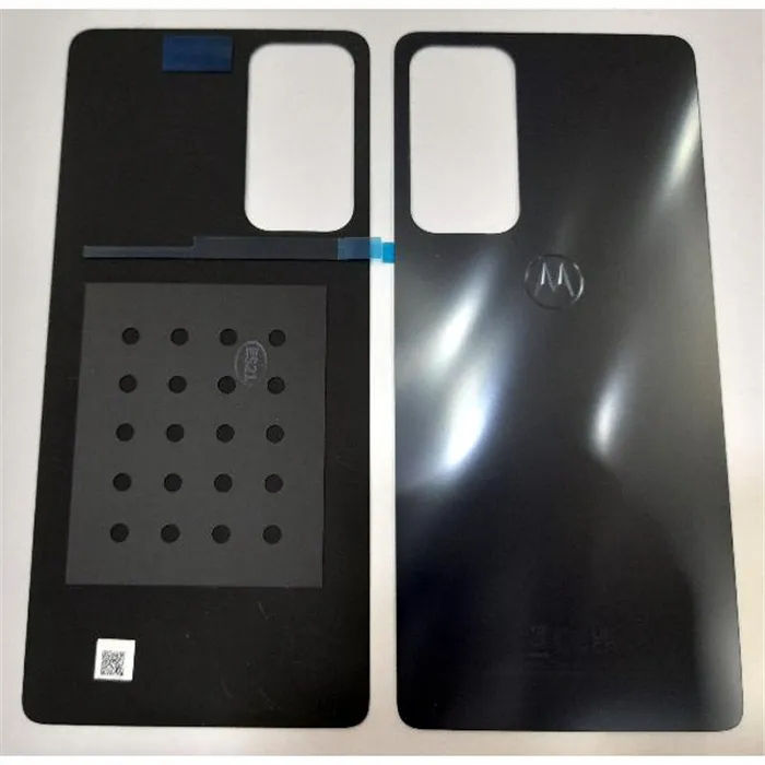 Tapa batería Electric Gunmetal para Motorola Edge 20 Lite XT2139 Premium Service Pack