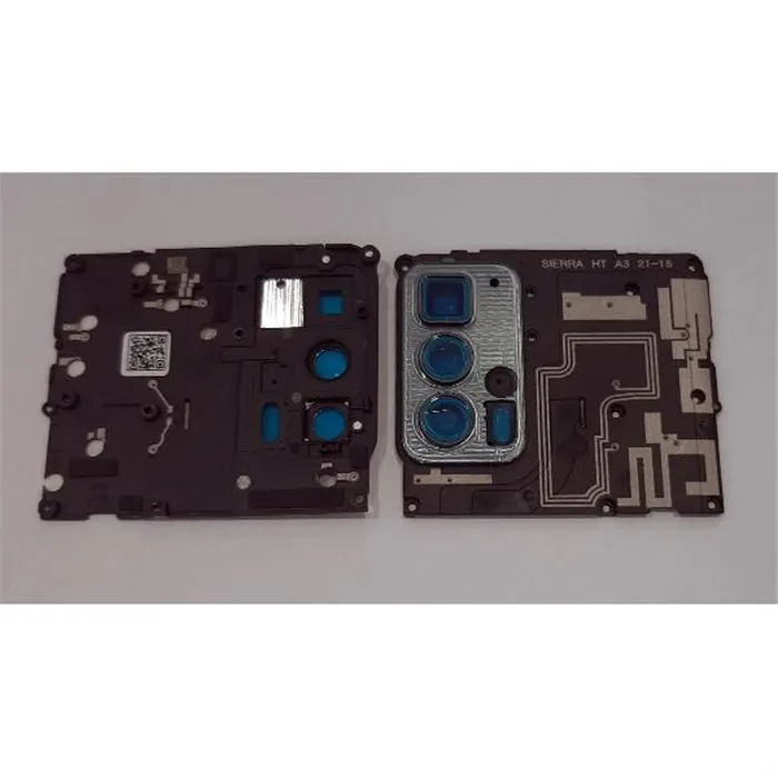 Carcasa sujecion mas cubierta camara azul para Motorola Edge 20 Pro XT2153 calidad premium
