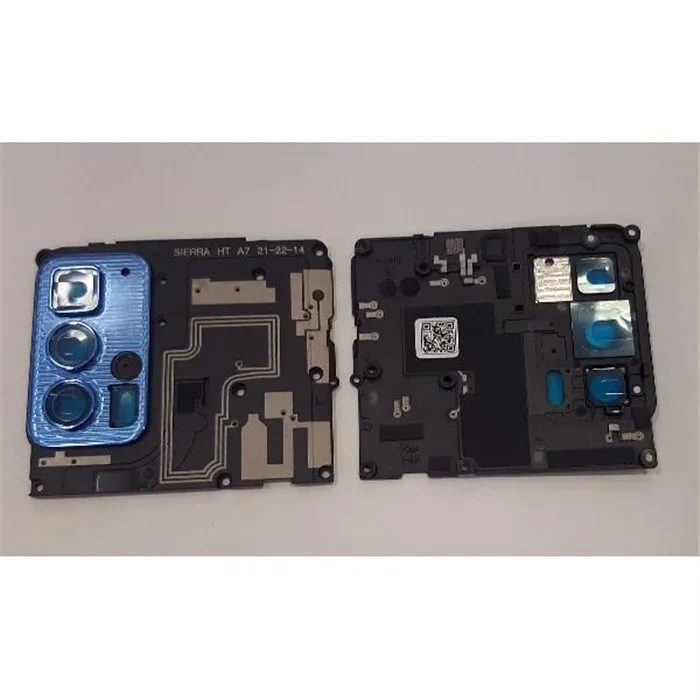 Carcasa sujecion mas cubierta camara azul oscuro para Motorola Edge 20 Pro XT2153 calidad premium