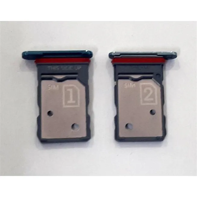 Soporte o bandeja dual sim azul claro para Motorola Moto Edge 20 Pro XT2153 calidad premium