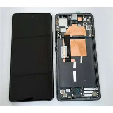 Pantalla lcd para Motorola Moto Edge 30 Fusion XT2243-1 5D68C21527 mas tactil negro mas marco negro Service Pack